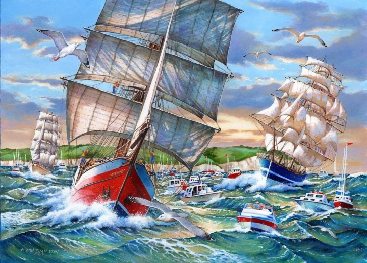 Puzzle Żaglówki 1000 elementów