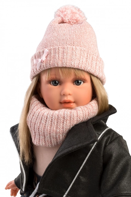 Llorens 54040 CARLA - realistyczna lalka z miękkim materiałowym ciałem - 40 cm