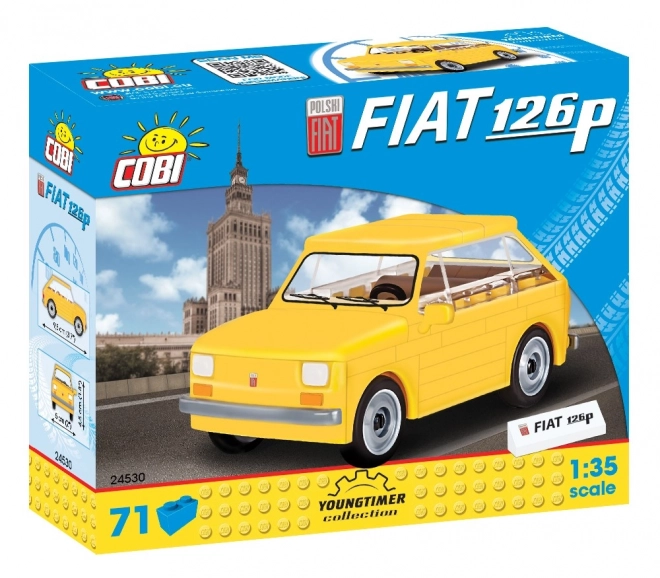 Zestaw konstrukcyjny 71 elementów Polski Fiat 126P