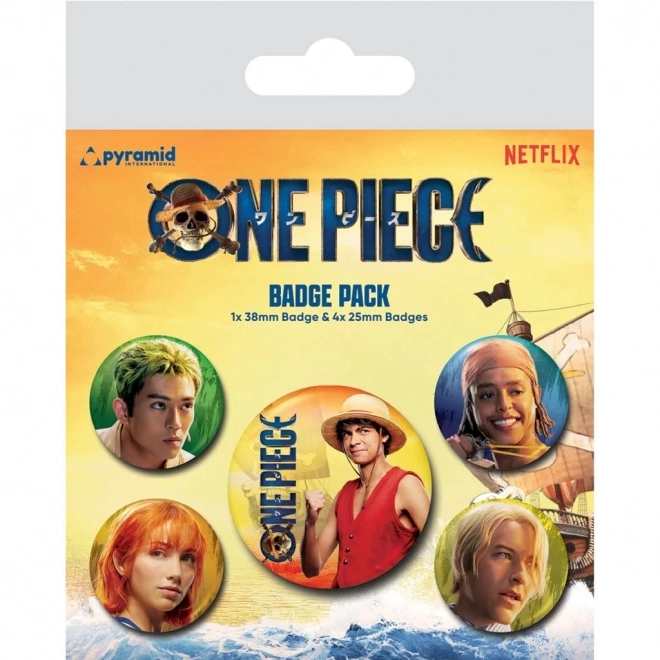 Zestaw przypinek One Piece