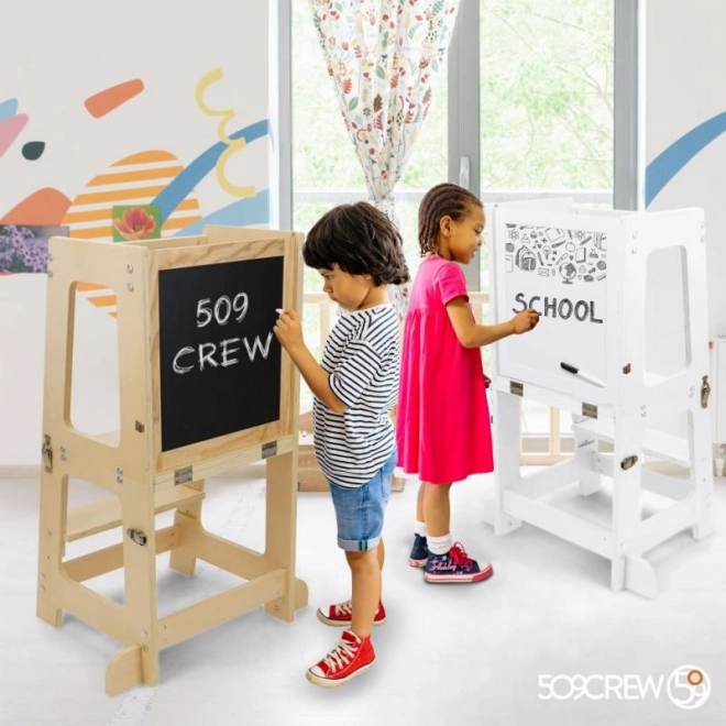 Wieża edukacyjna Prema 3w1 naturalna