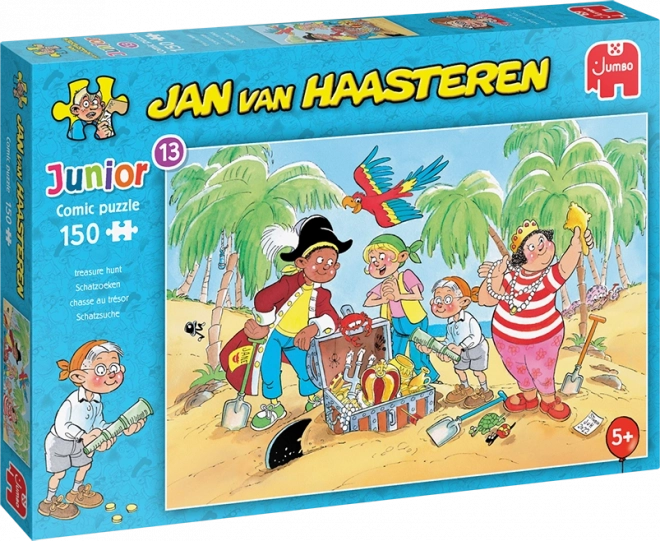 JUMBO Puzzle JvH Junior 13: Polowanie na skarb 150 części