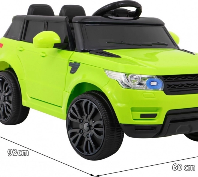 Elektryczne autko Land Rapid Racer – Zielone