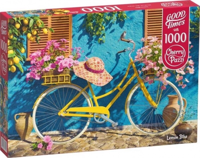 Puzzle Żółty rower 1000 elementów