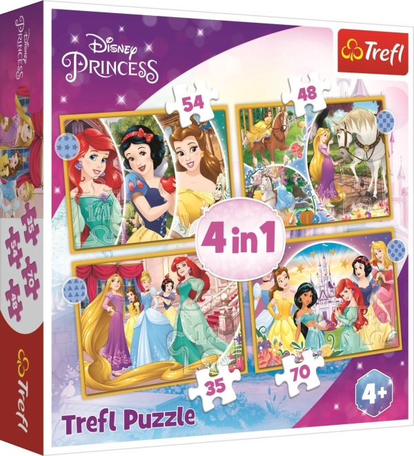 Puzzle 4w1 Szczęśliwy dzień