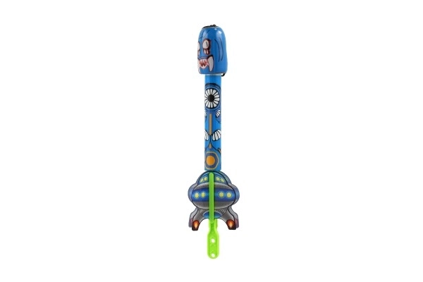 Strzałka wystrzałowa z dźwiękiem plastik 25cm 4 kolory na karcie 13x31,5x4cm