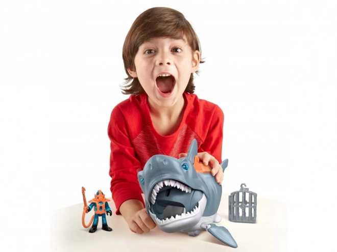 Mega atakujący rekin Imaginext z ruchomą szczęką