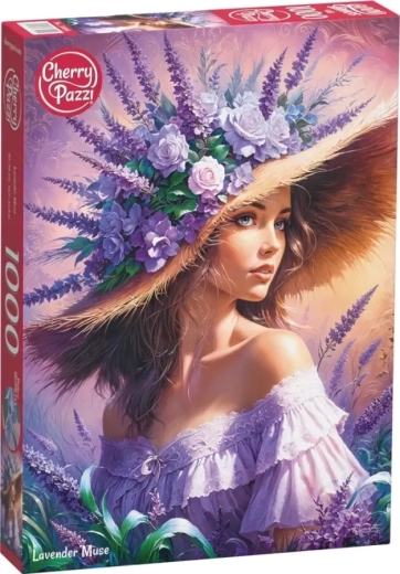 Puzzle CHERRY PAZZI Lawendowa muza 1000 elementów