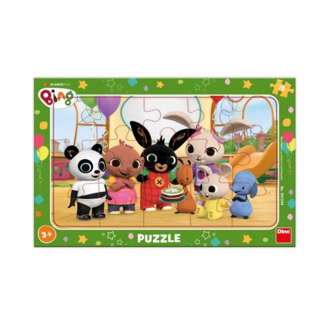 BING I PLAC ZABAW 15-elementowe Puzzle