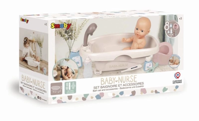Wanienka dla niemowląt z akcesoriami Smoby Baby