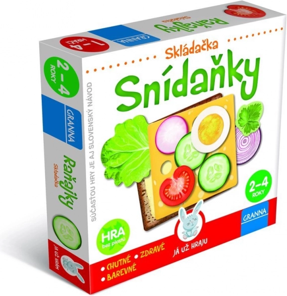 Granna Śniadanka - gra i zestaw do układania dla najmłodszych