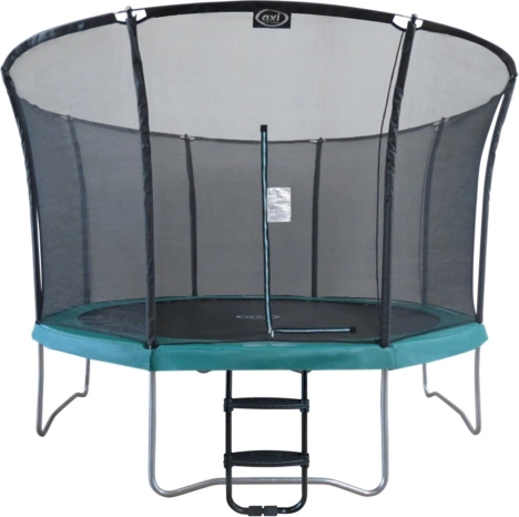 Ogrodowa trampolina z siatką ochronną AXI Denver 366 cm