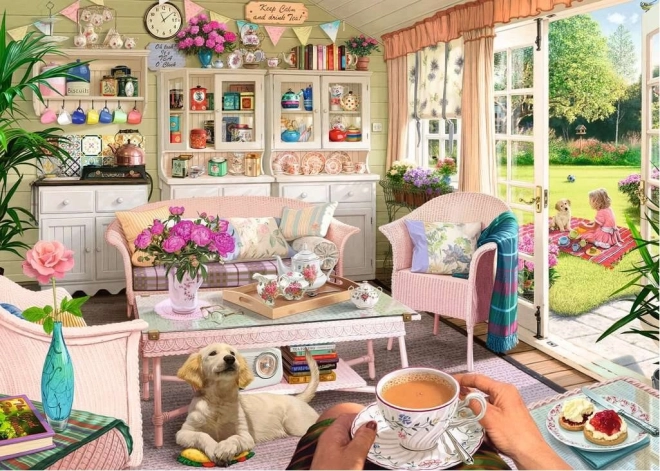 Puzzle 2D 1000 elementów słoneczne popołudnie RAVENSBURGER