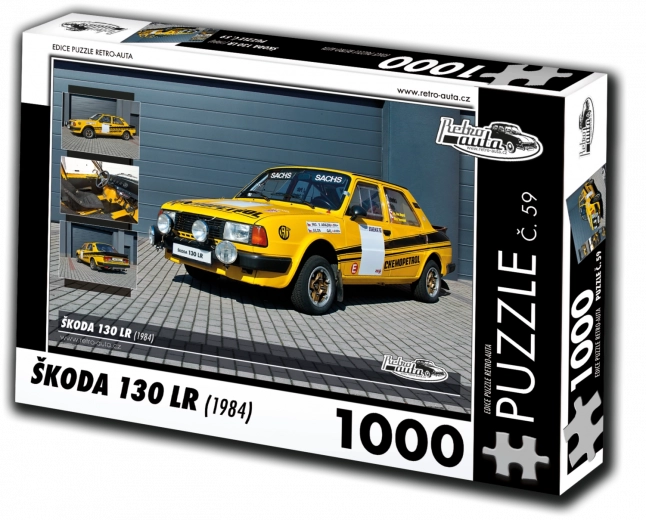 Puzzle RETRO-AUTA Škoda 130 LR 1000 elementów