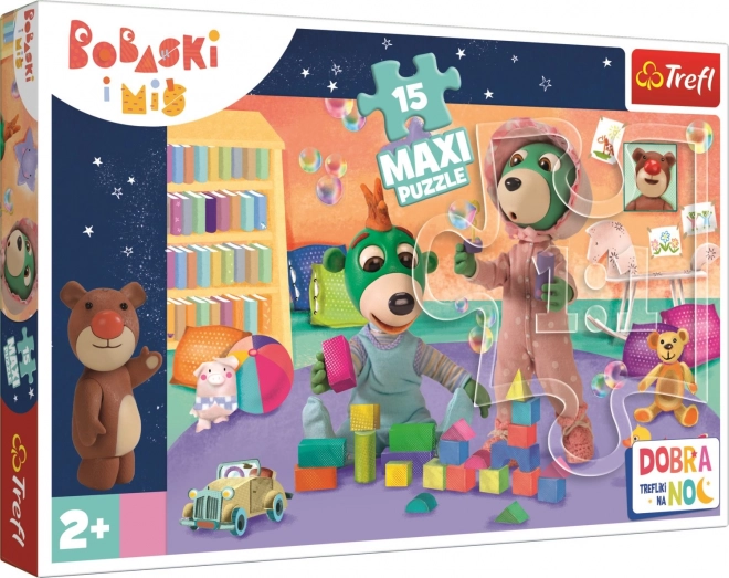 Puzzle Dobranoc, Trefliki Wesoły świat dzieci MAXI
