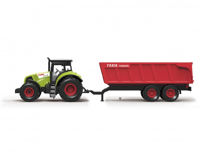 Traktor z przyczepą i efektami 36 cm