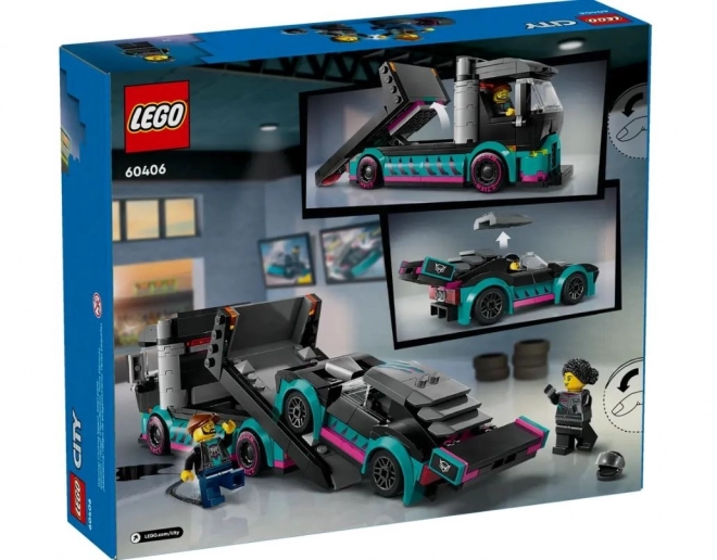 LEGO® City 60406 Ciężarówka z samochodem wyścigowym