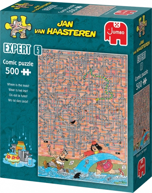 JUMBO Puzzle JvH Expert 5: Gdzie to cieknie 500 elementów