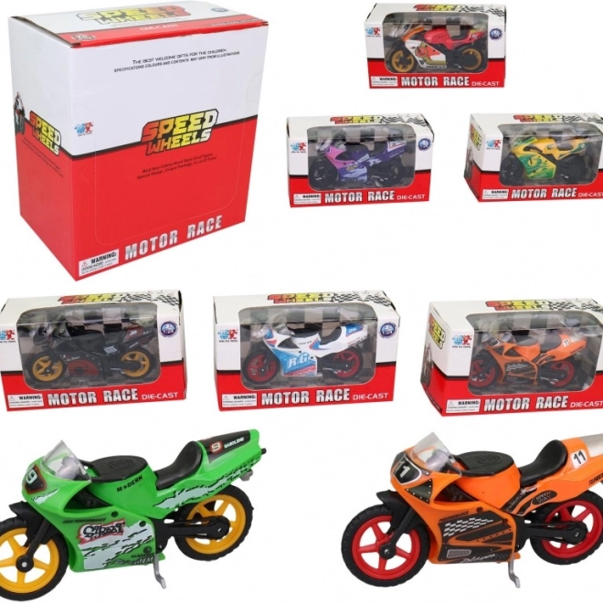 Motocykl dla dzieci, 8 kolorów, 8,5 cm