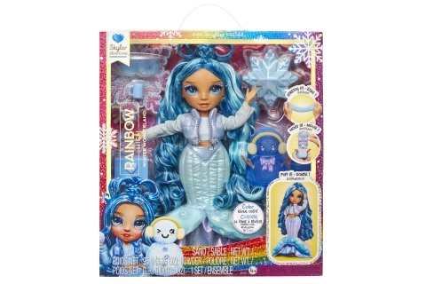 Rainbow High Zimowa modowa lalka - Skyler (Niebieska)