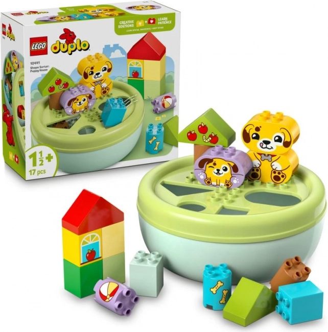 Lego duplo sorter kształtów: domek szczeniąt