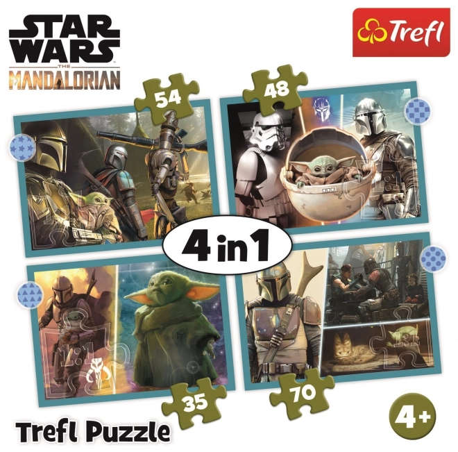Puzzle 4w1 - Gwiezdne Wojny