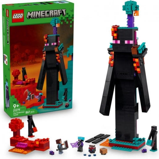 Klocki LEGO Minecraft Baza Grabieżców i Niszczyciel