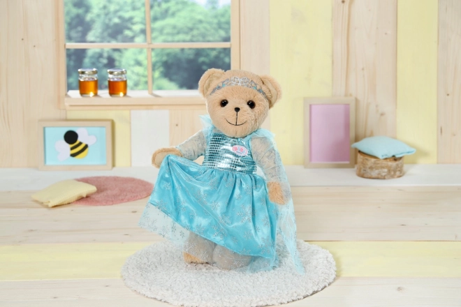 Miś BABY born, białe ubranko
