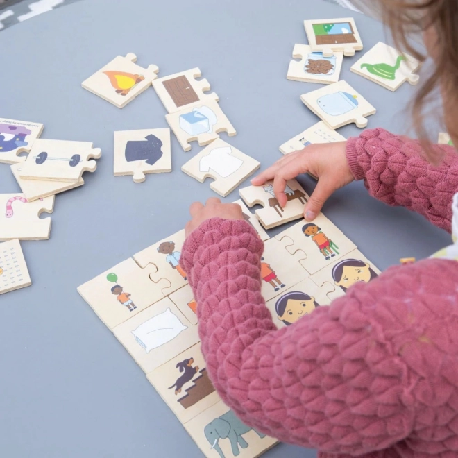 Bigjigs Toys Puzzle Edukacyjne Przeciwieństwa