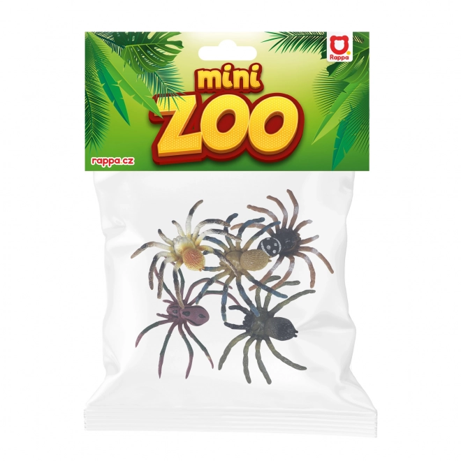 Dekoracyjne plastikowe pająki zestaw 5 szt.