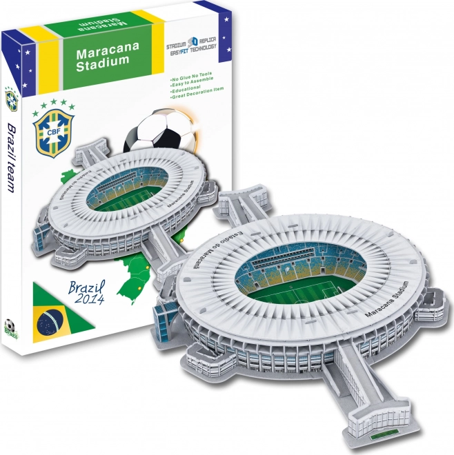 STADION 3D REPLIKA 3D puzzle Wielozadaniowy stadion Maracanã 123 części