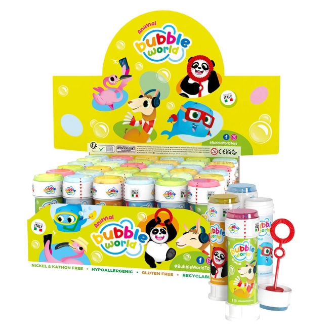 Bańki mydlane zwierzęta 60 ml