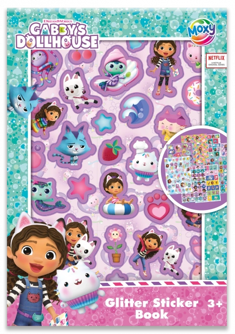 Błyszczące naklejki Gabi – magiczny domek A5, 8 arkuszy