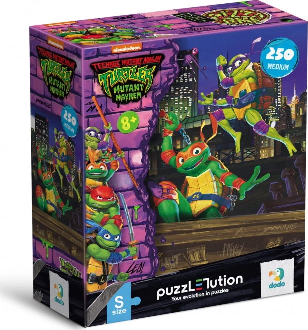 Puzzle Wojownicze Żółwie Ninja: Donatello i Michelangelo