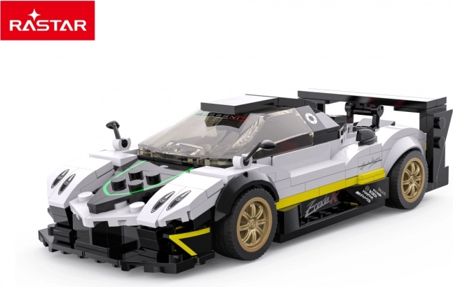 Klocki samochodu 1:28 PAGANI ZONDA R od Rastar, biała