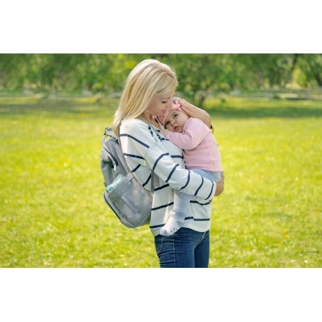 Canpol babies Plecak do przewijania LADY MUM szary