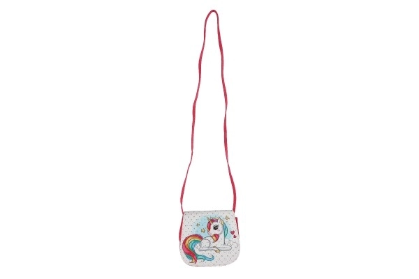Torebka/Jednorożec torba z kamykami plastik 4 kolory w woreczku 17x15x3cm