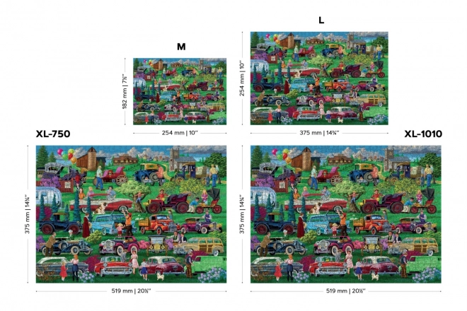 Drewniane puzzle WOODEN CITY Weterani 2w1