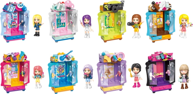 Qman UNA Series – szafa z minifigurką (1 szt. zestawu)