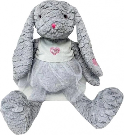 Pluszowy Króliczek Rózia 32 cm szary