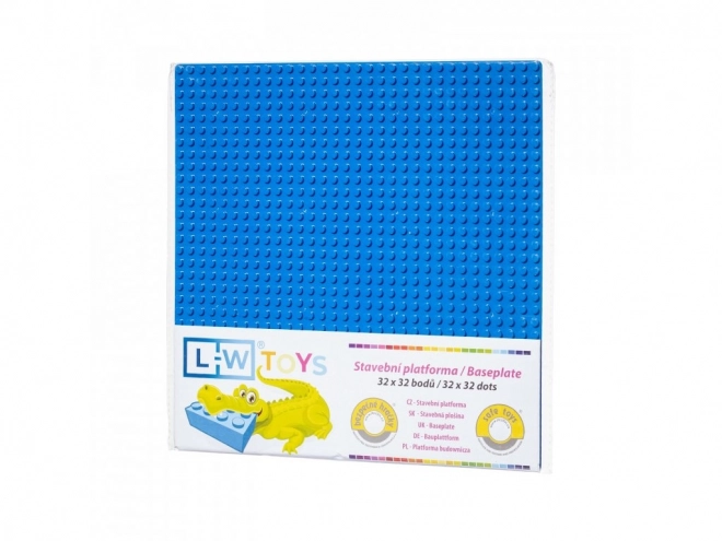 L-W Toys Płyta podstawowa 32x32 niebieska