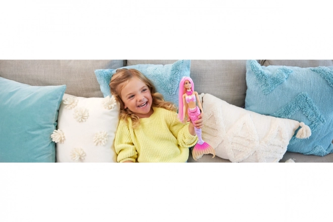 Lalka Barbie Malibu zmieniająca kolor syrenka