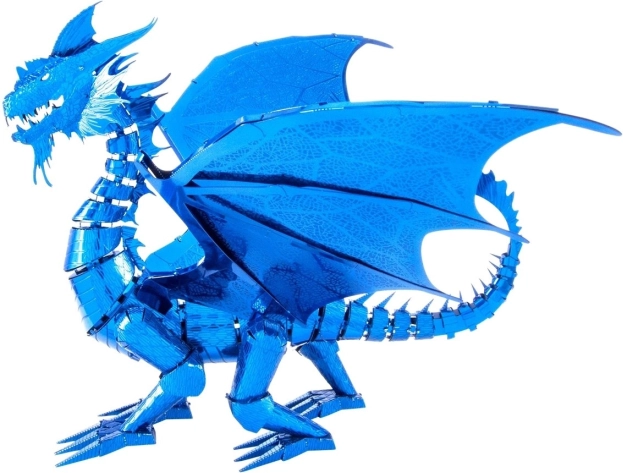 3D Puzzle Niebieski Smok Metal Earth