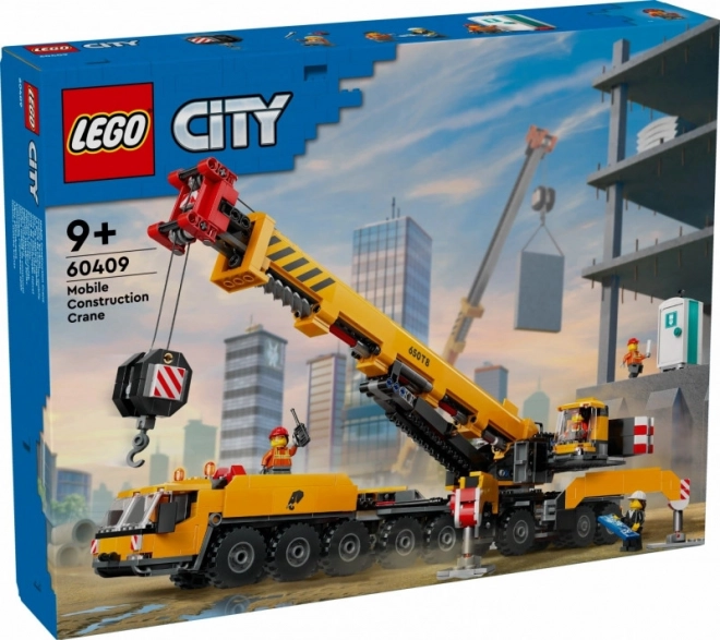 LEGO City 60409 Żółty mobilny dźwig budowlany