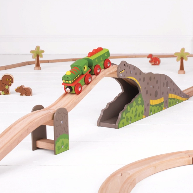 Bigjigs Rail Dinozaurzy most