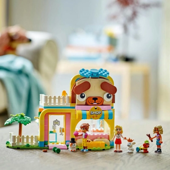 Lego Friends sklep z gadżetami dla zwierząt