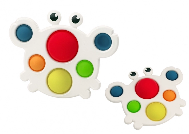 Silikonowa kolorowa tablica Pop It Educational Sensory Crab