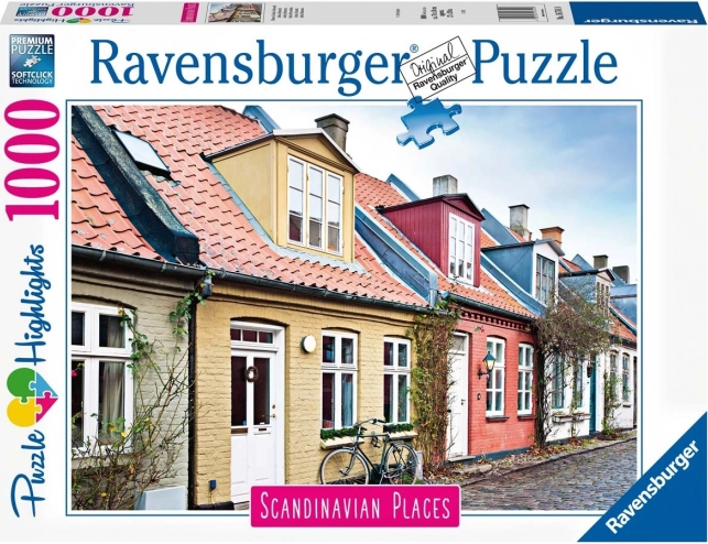 Puzzle 1000 elementów Skandynawskie miasto 2