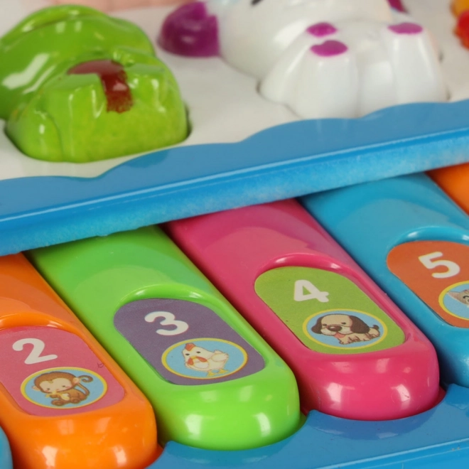 Dziecięce edukacyjne pianinko z dźwiękami zwierząt