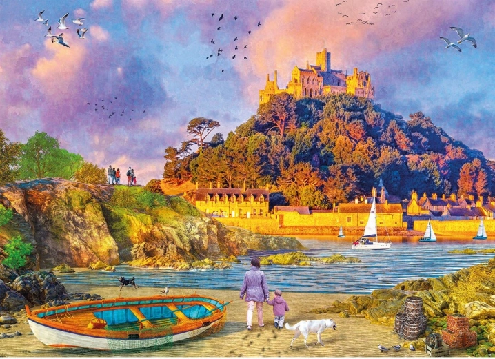 Puzzle Góra Świętego Michała 1000 elementów
